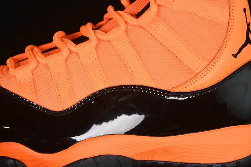 All categories Air Jordan Jordan series basketball shoes Air Jordan 11 Air Jordan 11 Retro AJ11 Joe 11 black orange high-top basketball shoes CT8012-800